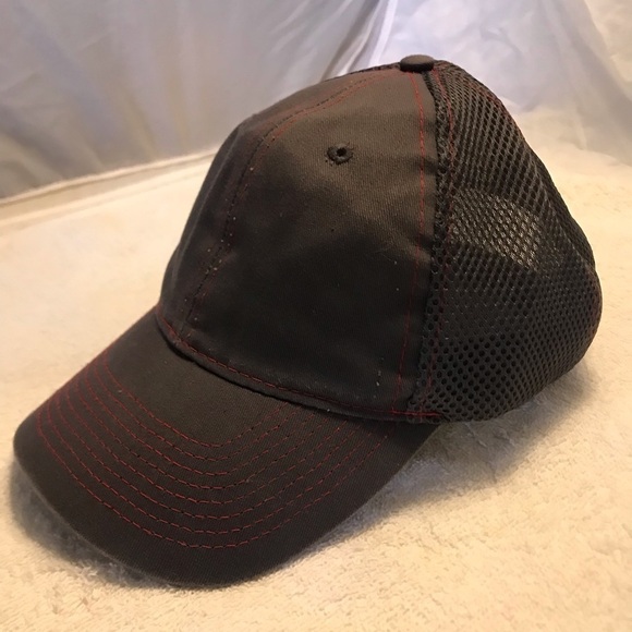 Barco Uniforms Adjustable Cloth & Mesh Grey Ball Cap - Picture 5 of 16